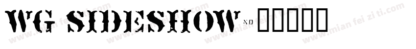 WG Sideshow字体转换